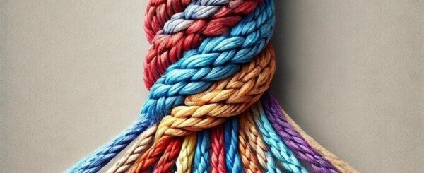 Geflochtenes band header